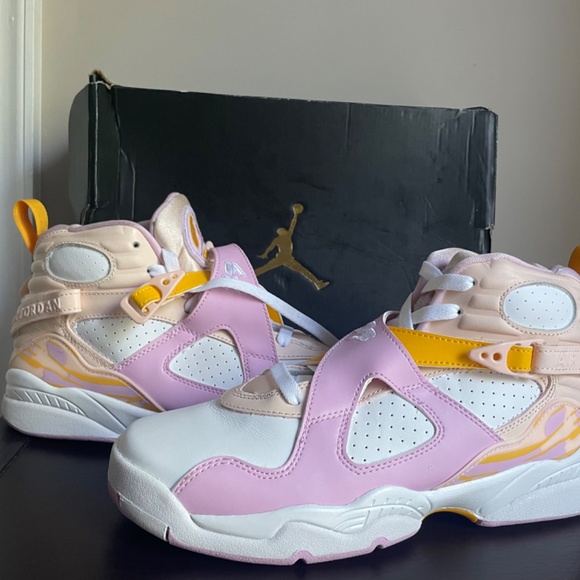 pink jordan 8